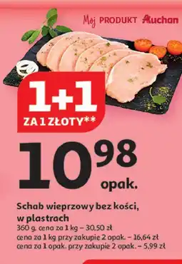 Auchan Schab wieprzowy bez kości Auchan oferta