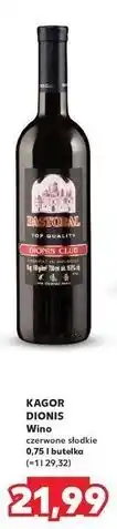 Kaufland Wino Kagor Dionis Club oferta