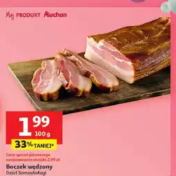 Auchan Boczek wędzony oferta