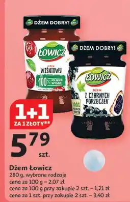 Auchan Dżem z czarnej porzeczki Łowicz oferta