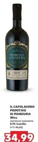 Kaufland Wino Il Capolavoro Primitivo Di Manduria oferta