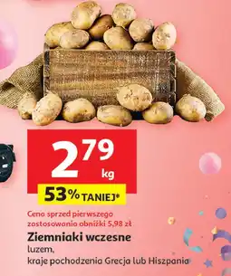 Auchan Ziemniaki wczesne hiszpania oferta