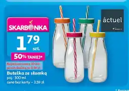 Auchan Butelka ze słomką 300 ml Actuel oferta
