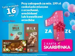 Auchan Czekolada mleczna z orzechami arachidowymi Auchan oferta