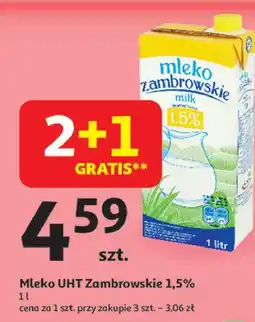 Auchan Mleko 1.5% Zambrowskie oferta