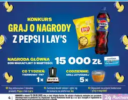 Auchan Chipsy naturalne solone Lay's oferta