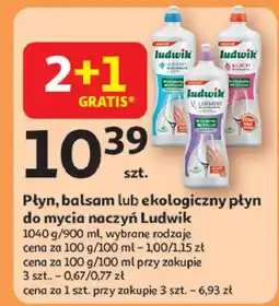 Auchan Balsam do mycia naczyń lawendowy Ludwik oferta