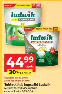 Auchan Tabletki do zmywarki Ludwik Maxx Power oferta