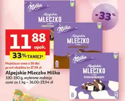 Auchan Czekoladki waniliowe Milka Alpejskie Mleczko oferta