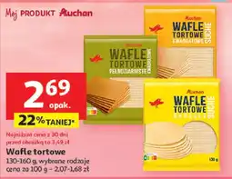 Auchan Wafle tortowe kwadratowe Auchan oferta