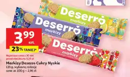 Auchan Ciastka markizy o smaku jagodowym Deserro oferta