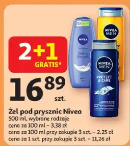 Auchan Żel pod prysznic Nivea Creme Smooth oferta