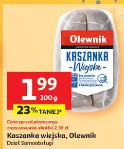 Auchan Kaszanka wiejska Olewnik oferta