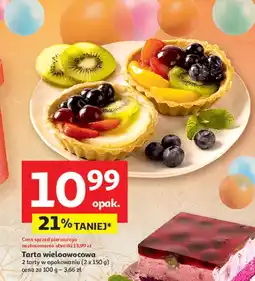 Auchan Tarta wieloowocowa oferta