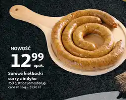 Auchan Kiełbaski curry z indyka Auchan Pewni Dobrego oferta