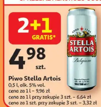 Auchan Piwo Stella Artois oferta