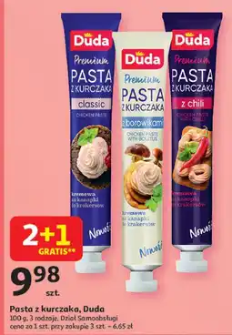 Auchan Pasta z kurczaka borowikami Silesia Duda oferta