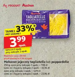 Auchan Makaron pappardelle Auchan oferta