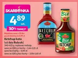 Auchan Ketchup łagodny Roleski Bio oferta