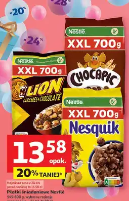 Auchan Płatki śniadaniowe Nesquik oferta