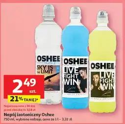 Auchan Napój izotoniczny cytrynowy Oshee oferta