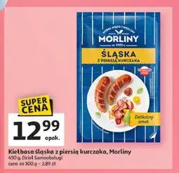 Auchan Kiełbasa śląska z piersią kurczaka Morliny oferta
