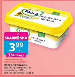 Auchan Margaryna original Flora Omega 3&6 oferta