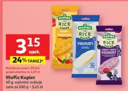 Auchan Wafle ryżowe owoce leśne Kupiec oferta