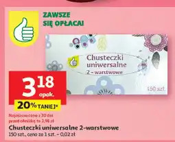 Auchan Chusteczki uniwersalne Podniesiony Kciuk oferta