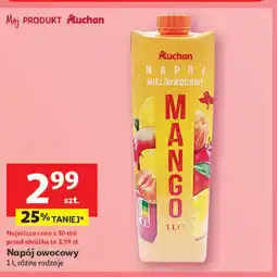 Auchan Napój mango Auchan Różnorodne (Logo Czerwone) oferta