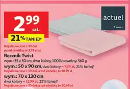 Auchan Ręcznik twist 70 x 130 cm Actuel oferta