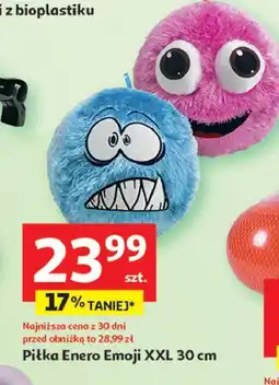 Auchan Piłka emoji xxl 30 cm Enero oferta