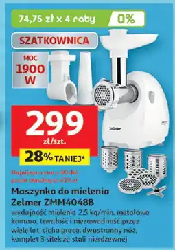 Auchan Maszynka do mięsa zmm4048b Zelmer oferta