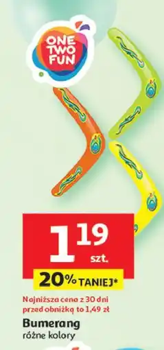 Auchan Bumerang One Two Fun oferta