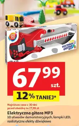 Auchan Gitara elektryczna mp3 One Two Fun oferta