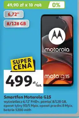 Auchan Smartfon g15 szary Motorola oferta