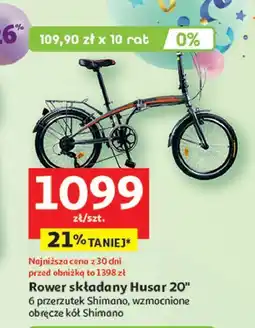Auchan Rower składany 20 Husar oferta