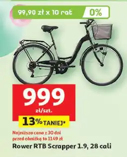 Auchan Rower scrapper rtb 28 oferta