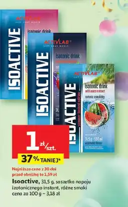 Auchan Saszetka isoactive owoce tropikalne Activlab oferta