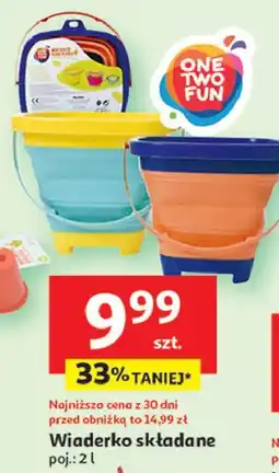Auchan Wiaderko 2 l One Two Fun oferta