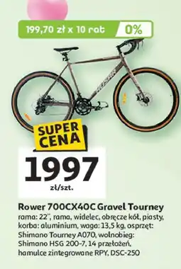 Auchan Rower gravel 700cx40c Husar oferta