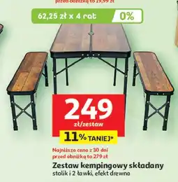 Auchan Zestaw mebli kempingowych oferta