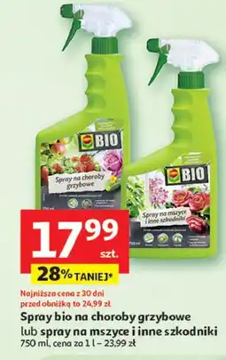 Auchan Spray na mszyce i inne szkodniki bio Compo oferta