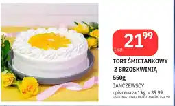 E.Leclerc Tort śmietankowy z brzoskwiniami Janczewscy oferta
