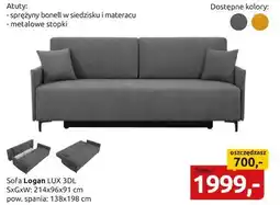 Black Red White Sofa Logan oferta