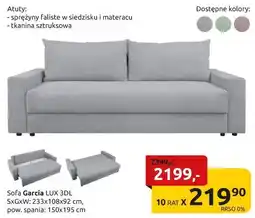 Black Red White Sofa Garcia oferta