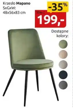 Black Red White Krzesło Mapano oferta