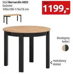 Black Red White Stół Bernardin NEO oferta