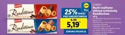 Lidl Rurki waflowe w czekoladzie deserowej Sondey oferta