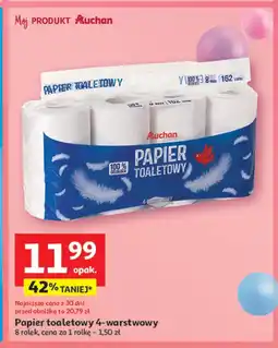 Auchan Papier toaletowy Auchan oferta
